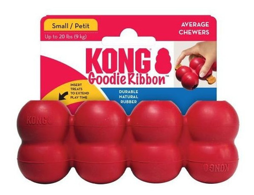 Brinquedo Recheável  Kong Goodie Ribbon - P