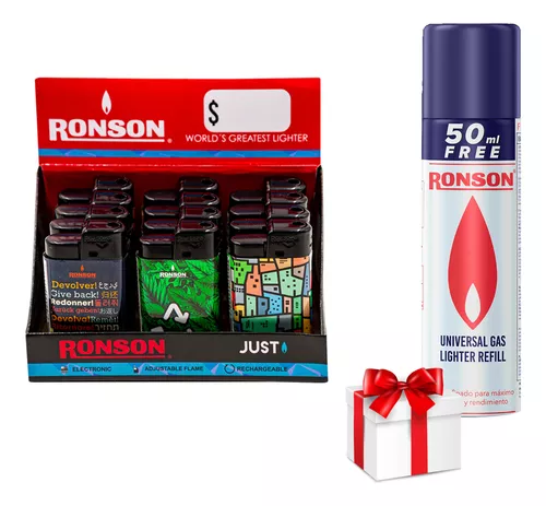 Gas butano recarga Ronson 50ml