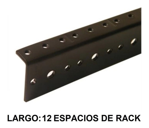 Riel De Rack Negro Con Rosca Penn Elcom R0828-12u 12 Unidad