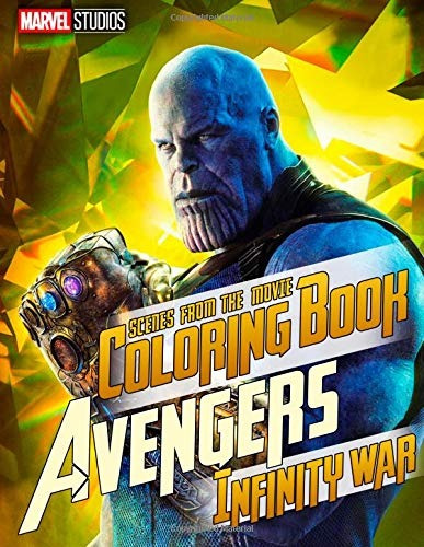 Marvel Avengers Infinity War Coloring Book Great Scenes From