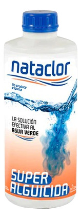Super Alguicida Nataclor Liquido 1 Litro Para Pileta Verde