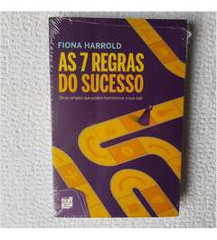 As 7 Regras Do Sucesso (lacrado) De Fiona Harrold Pela Senac Rj (2009)