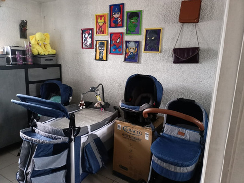 Cuna Viajera , Moises, Portabebe Y Carreola Adaptable (Usado)