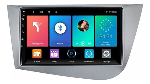 Estéreo Seat Leon 2005-2013 Android Bluetooth Carplay 4+64g