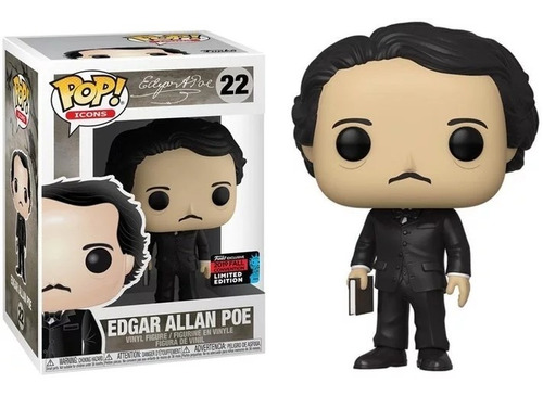 Funko Pop Edgar Allan Poe 22 Exclusivo 