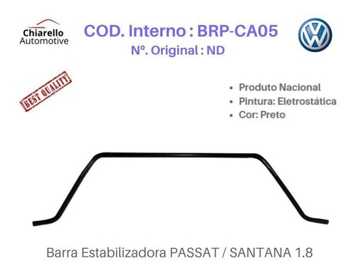 Barra Estabilizadora Passat Santana 1.8 (antigo) - Até 1990