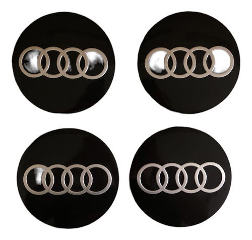 Emblema Audi 65mm Para Rodas Esportivas