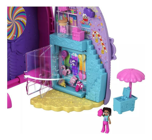 Set De Juego Polly Pocket Maquina De Dulces De Osito