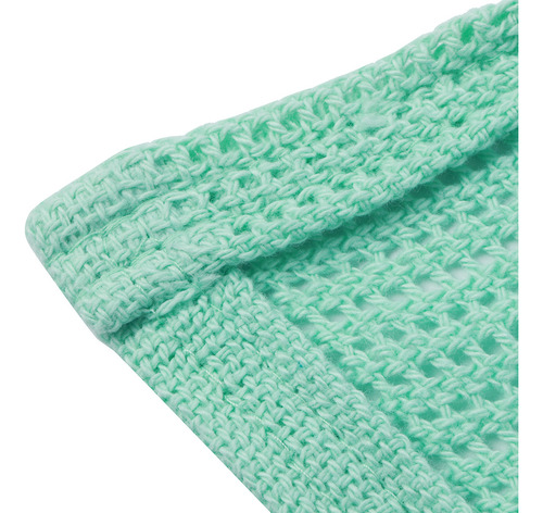 Manta Unisex Para Bebés, 70 X 90 Cm, Color Verde