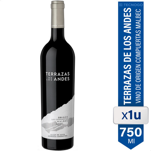 Vino Terrazas Los Andes Apelacion  Malbec X 750ml