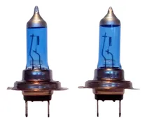 Comprar Lamparas Halogenas X 2, H7 12v 130w  Azul 30%gas Xenón