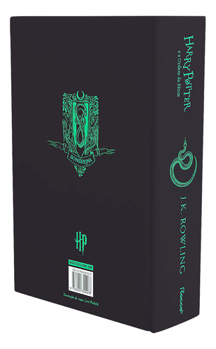 Harry Potter E A Ordem Da Fênix: Hp Casas De Hogwarts: Sonserina, De Rowling, J. K.. Hp Casas De Hogwarts: Sonserina (5), Vol. 5. Editorial Rocco, Capa Dura, Edição 1 Em Português, 2025