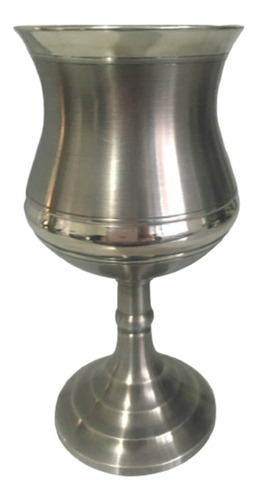 Cálice Taça Clássico Vinho Porto Em Estanho Elegante 240 Ml