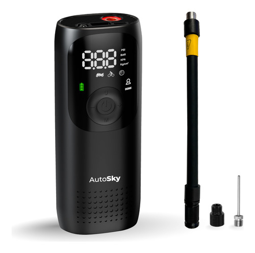 Compresor De Aire Electrico Autosky Para Todo Tipo De Llanta