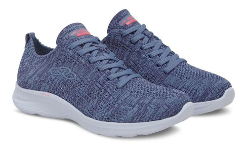 Imagem 2 de 5 de Tenis Feminino Olympikus 130g Ultraleve 749 Caminhada Jeans