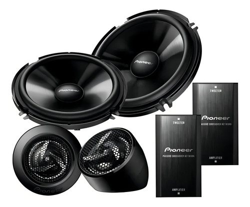 Kit Bidireccional Ts-651c De 6 Pulgadas, 390 W, 4 Ohmios