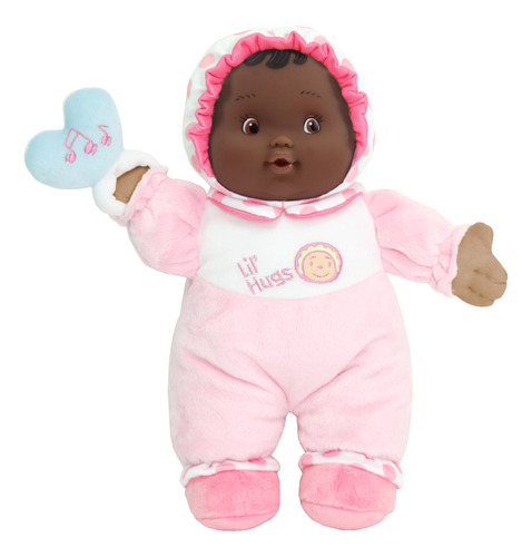 Jc Toys Lil 'hugs Afroamerican Pink Soft Body - Your First B