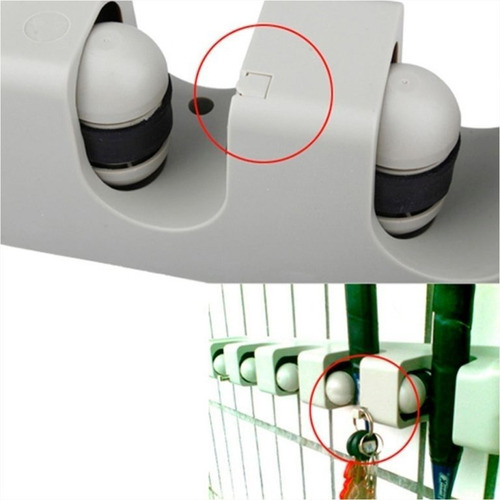Soporte Porta 5 Escobas Ganchos Escobero