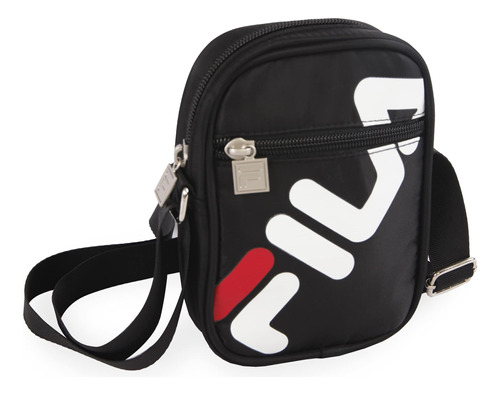 Bolso De Hombro Fila, Negro, Talla Única