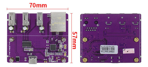 Para Raspberry Pi Zero 2 W, Usb Para Rj45 Hub Ethernet (sem