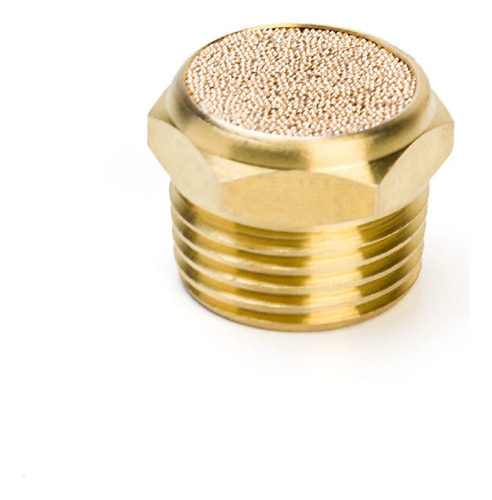 Silenciador Bronce Plano R 3/8 Bolsa De 10 Pzas