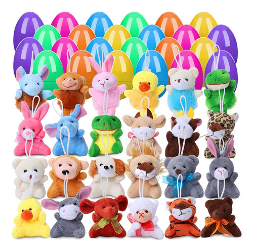 Juguetes De Peluche Para Huevos De Pascua De 2,3 Pulgadas