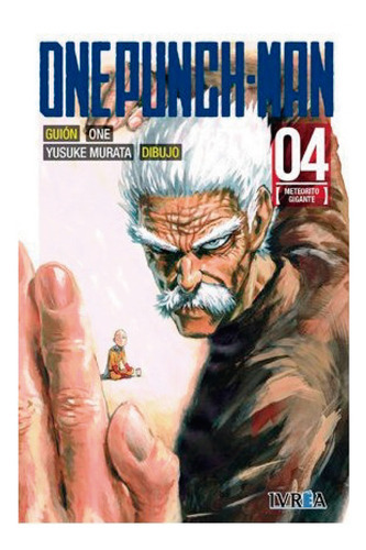 One Punch-man 04, De One & Murarta, Yosuke. Editorial Ivrea, Tapa Blanda En Español, 2016