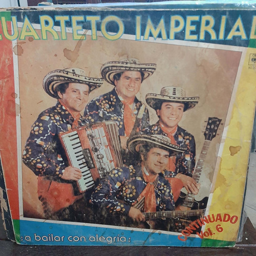 Portada Cuarteto Imperial A Bailar Con Alegria Vol 6 P2