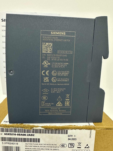 6gk5216-0ba00-2ab2 Siemens Simatic Net Scalance Xb216 16-p