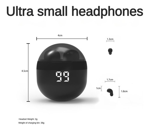 Mshukcoe Sk18 Auriculares Internos Ultra Pequeños Invisibles