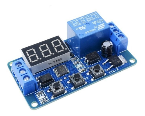 Modulo Timer Rele 0 A 999 Minutos Con Display Arduino 