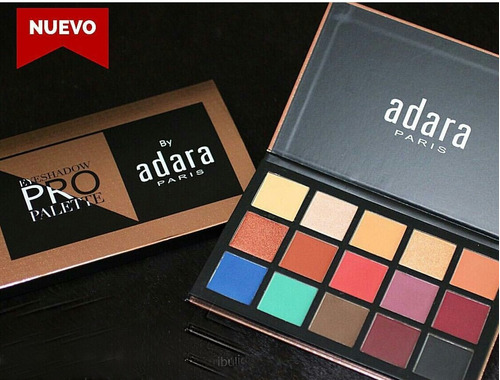 Sombras Adara Paris Pro Palette Adara Paris Paleta Pro