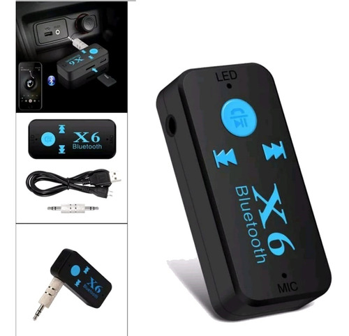 Receptor Bluetooth Mod. X6 Con Microfono