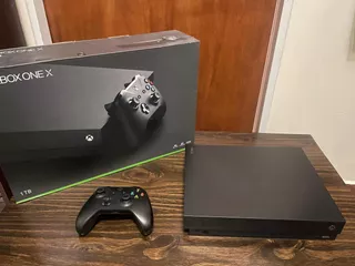 Xbox One X 1 Tb De Disco Completa En Caja Impecable