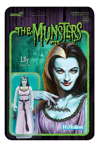 Figura de acción The Munsters Wave 1 Lily Reaction Super7