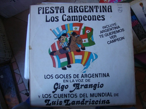 Vinilo Goles Y Cuentos Mundial L Landriscina F1