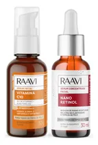 Comprar Kit Facial Sérum Vitamina C 10% + Sérum Nano Retinol Raavi