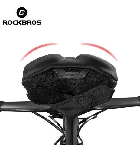 Funda Sillín Bicicleta Rockbros Acolchado Asiento Ajustable