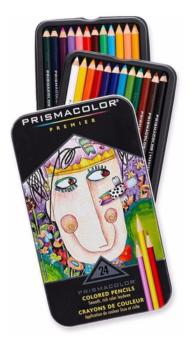 Lápices Prismacolor Premier De 24 Colores
