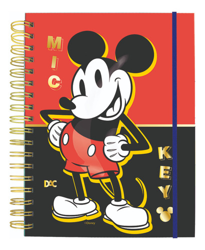 Caderno Smart Universitário Mickey Mouse 80 Folhas Dac 4195
