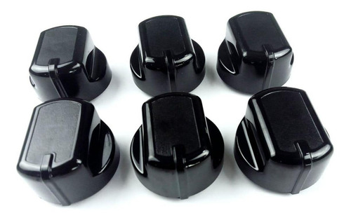 Kit Botões Manípulos Para Fogão Dako Supreme Glass 5 Bocas