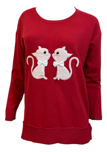 Pullover Love Cat Bremer Mujer Eunica