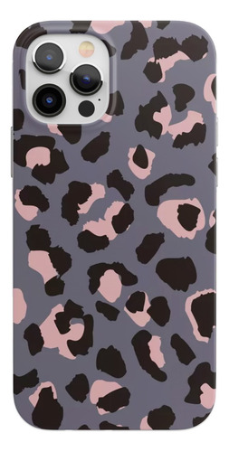 Funda Animal Print Gray Para Samsung Galaxy