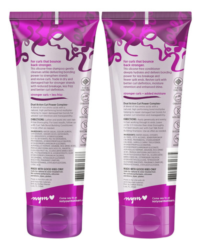 Paquete Shampoo Y Acondiconador Not Your Mothers Curl Talk