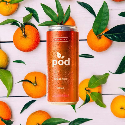 Kombucha Probiótico Tangerina Pod 310ml