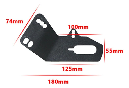 Paralama C Suporte De Placa Chopper Road 150 Master Ride 150
