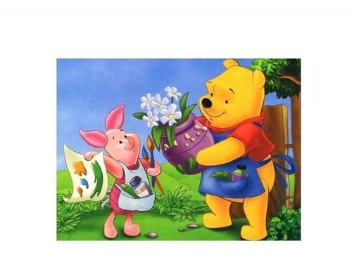 Pintura Diamantes  Winnie The Pooh 20x30 Adulto-niño 16a