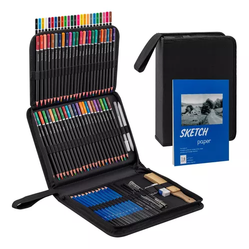 GENERICO Kit De Dibujo Profesional Estuche Lápices De Colores