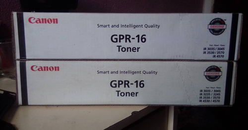 Toner Canon Gpr16 Originales 100% Garantizados Nuevos 