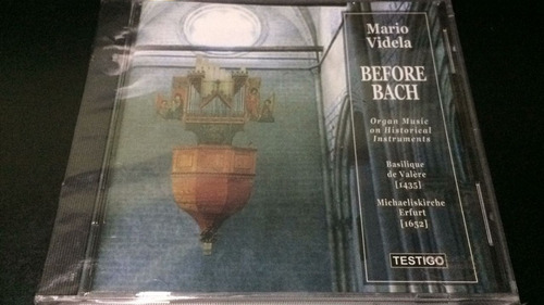 Mario Videla Before Bach Cd Nuevo Cerrado Usa